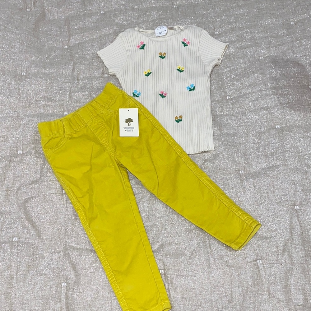 Cute Set of Pants and Top for Girl
